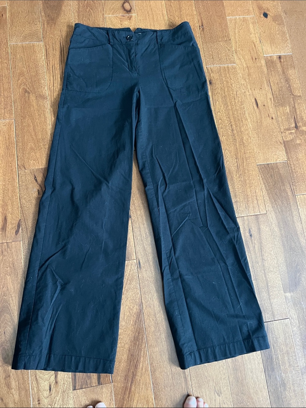 Wide-Leg Women's Pants in Black